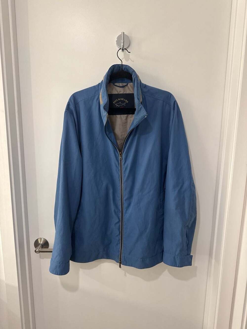 Paul & Shark Yachting Blue Lightweight Hooded Jacket (3XL)